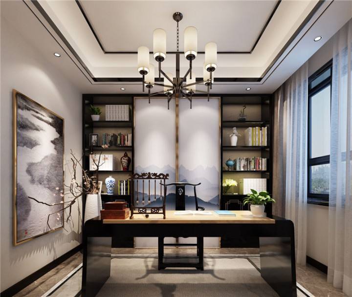 新中式風格書房.jpg 新中式風格書房.jpg