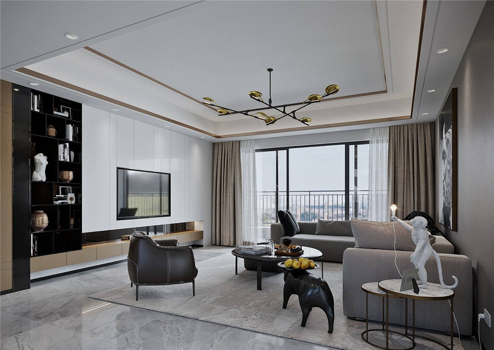 龍湖九里晴川-現(xiàn)代簡約-臥室設計效果圖