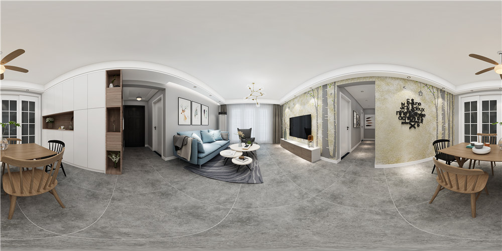 龍湖九里晴川-現(xiàn)代簡約-臥室設(shè)計效果圖