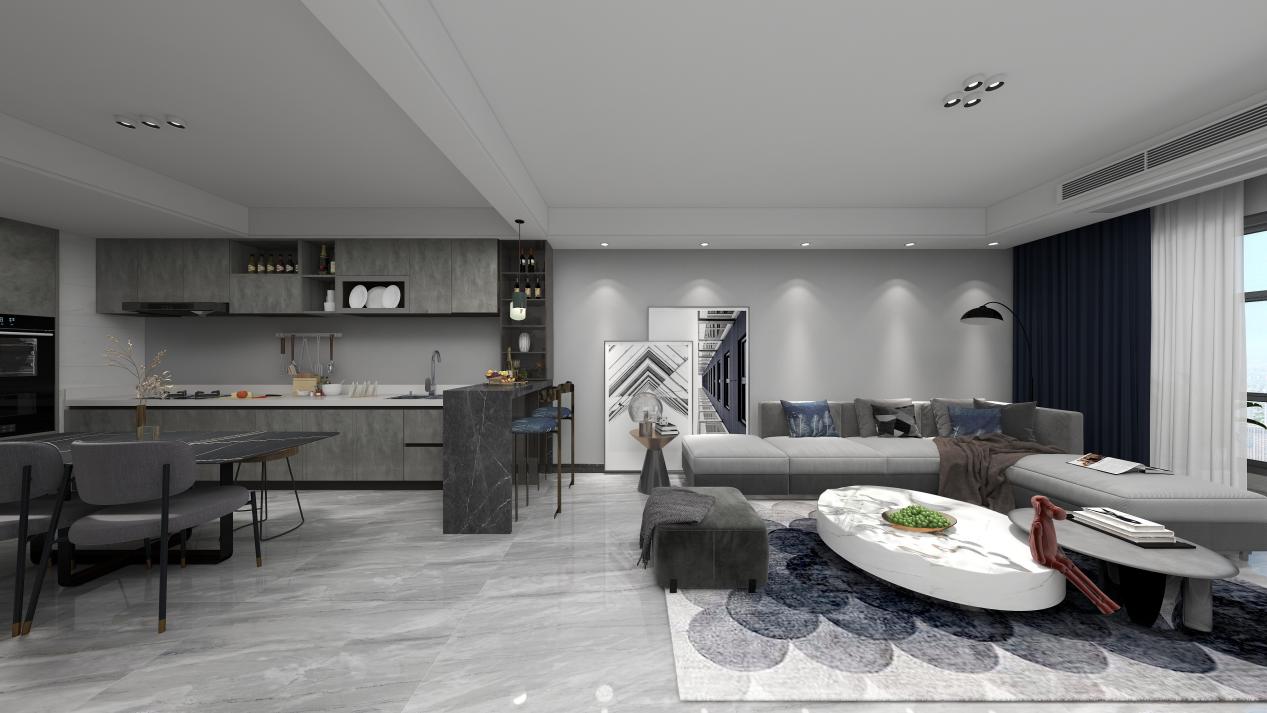 龍湖九里晴川-現(xiàn)代簡約-臥室設(shè)計效果圖